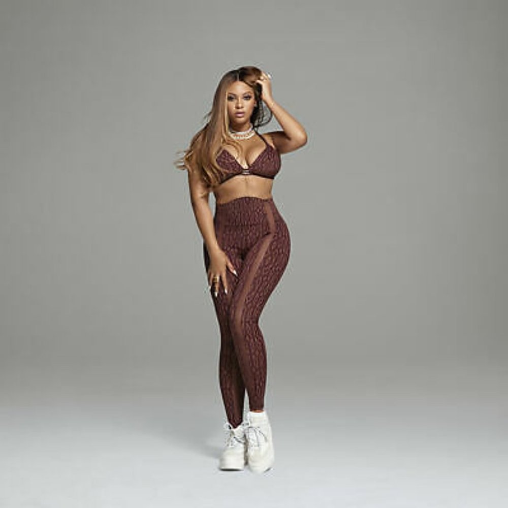 adidas x Ivy Park Monogram Sheer Panel Tights - Picture 3 of 10